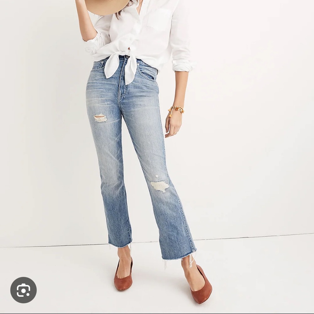 Madewell - Rigid Demi-Boot Crop Jeans